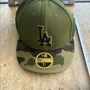 New Era Green and Black LA Cap